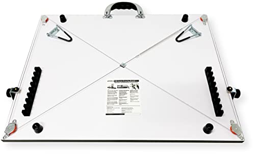Proartek PK00018 Model PXB36 Portable Drafting Drawing Board 24" x 36"; PXB Series; Adjustable Aluminum Parallel Straightedge; Carry Handle; Architecture Tool for Students and Professionals - size: 24" x 36"