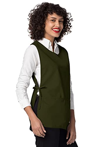 Adar Universal Cobbler Apron 2 Pack - Unisex Cobbler Apron - color: Olive, size: X-Large