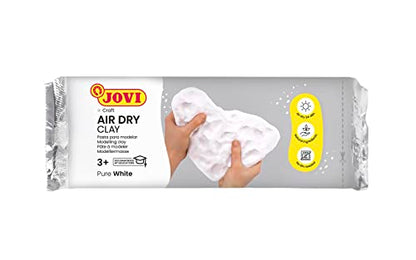 Jovi Air-Dry Modeling Clay; 1.1 lb. White, Non-staining, Perfect for Arts and Crafts Projects - color: White, size: 1.1 Pounds