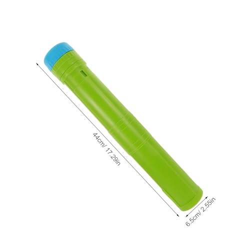 VILLCASE Expandable Plastic Poster Tube with Strap and Lid, Telescoping round Storage Container for Artwork, Blueprints, and Drawings, Sturdy Art and Document Carrying Case for Storage