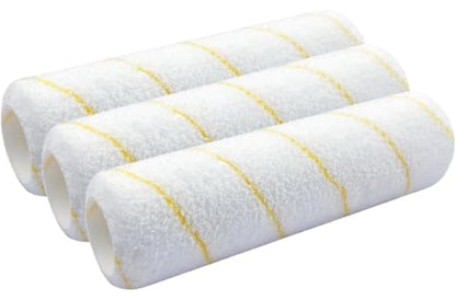 King Origin 9 Inch Microfiber Paint Roller Covers, 1/2" Nap, 3-Pack Paint Rollers for Wall & Ceiling Painting, Professional & Home Use - size: 9", 3 PCS, Microfiber