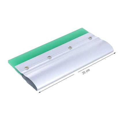 Screen Printing Squeegee Rubber Printing Tool Screen Squeegee Aluminum Handle Wear-Resistant Silk Scraper for DIY Hand Printing,Flat Patterns