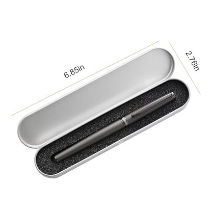 Fountain Pen Set,Extra Fine Nib,Includes 2 Ink Cartridges and Ink Converter, Ideal for Journaling and Calligraphy, Smooth-writing Fountain Pen - color: Black