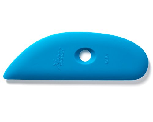 Xiem Tools Firm Silicone Clay Rib for Ceramics and Pottery (SCR7-B-10207) - size: SCR7-B-10207