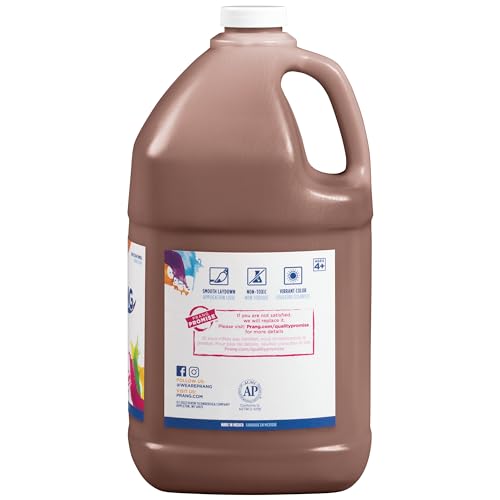 Prang Ready-to-Use Tempera Paint, Brown, 1 Gal., 1 Count - color: Brown
