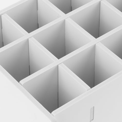 HOODANCOS Paint Organizer 21-Slot Desktop Storage Rack for Oil Acrylic Pigment Bottles Multi-Functional Paint Holder for Art Supplies and DIY Craft Organization 13.50X6.29X3.50In