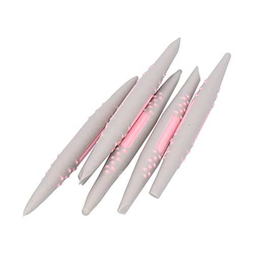 FLEXMAN 6Pcs Silicone Clay Sculpting Tool, Fondant Cake Decorating Tools, Modeling Dotting Tool, Pottery Craft Use for DIY Handicraft, Silicone Brush, Sculpture Pottery, Nail Art