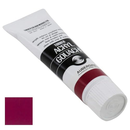 Turner Colour Works Acryl Gouache Artist Acrylic Paint - Single 40 ml Tube - Aubergine - color: Aubergine, style: 40ml
