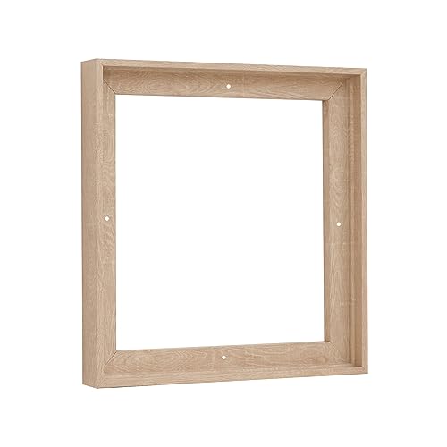 Pixy Canvas Floater Frame 6x6 for 3/4 (0.75) inch Deep Canvas Paintings/Canvas Prints/Wood Canvas Panels/Wall Art/Wall Decor/Home Decor/Artwork (Nordic White Oak, 6 x 6 inch, Square) - color: Nordic White Oak, size: 6 x 6 in