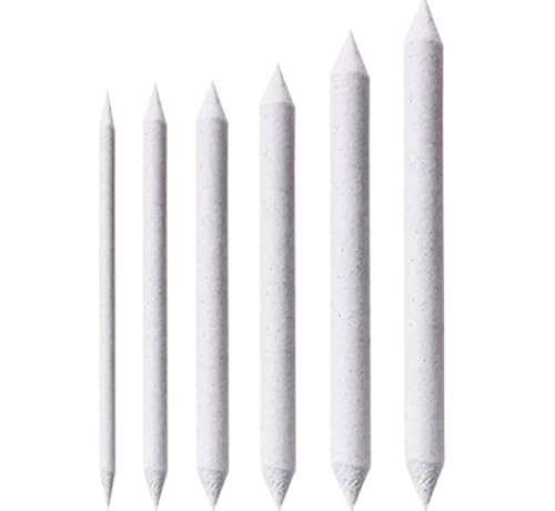 Artist Blending Stump Pencil Drawing Blending Stick Smudging Stump Art Smudger Drawing Pastel Smudger Tortillon Stump Paper Stump Blending Charcoal Art Blenders Pencil Graphite Pencils 2 Sets 12PCS - color: 12PCS