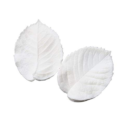KALAIEN Leaf Petal Veiner Gum Paste Mold Sugar Craft Tools Rose Flower Leaf Vein Double Veiners Mold - color: Rose Petal