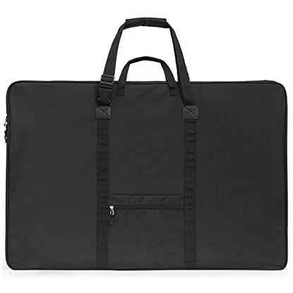 Nicpro Art Portfolio Bag 23 x 31 Inches, Waterproof Nylon Artist Carrying Bag Soft Sided with Shoulder Strap, Storage Case for Artwork Sketch, Drawing, Canvas, Photography, Poster, Solar Panel - size: 23 x 31 inches