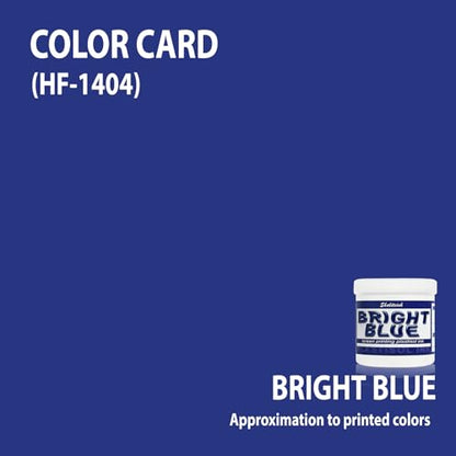 Shaliteink® Screen Printing Plastisol Ink Bright Blue - Highly Opaque Screen Printing Ink for Cotton, Polyester and Other Fabrics (16oz.) - color: Bright Blue, size: 16 fl oz