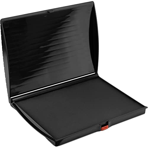 Large Premium Black Ink Stamp Pad - 5" by 7" - Quality Felt Pad - color: Black, size: 5" x 7"