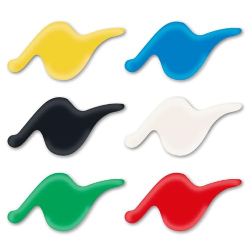 Scribbles Permanent Fabric Paint, Shiny 3D, 1 fl oz 6-Pack - color: Shiny