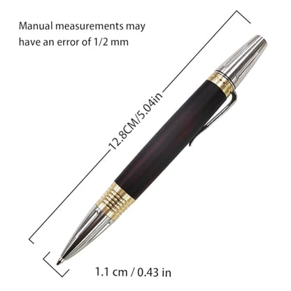 Dr. Metalleung Smooth - Writing Gel Pen: Click Mechanism Stainless Steel Retractable EDC Lightweight Pen - Refillable, Ideal for Precise Note - taking & Gifts - style: French