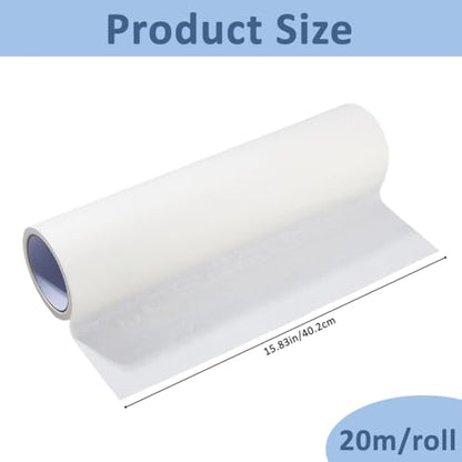 SUPERFINDINGS Masking Tape 0.4x20m General Purpose Tape Textured Paper for Painting White Art Adhesive Protective Paper Roll Tracing Frisket for Artists Painting Crafting Covering Skirting - size: 20x0.4m