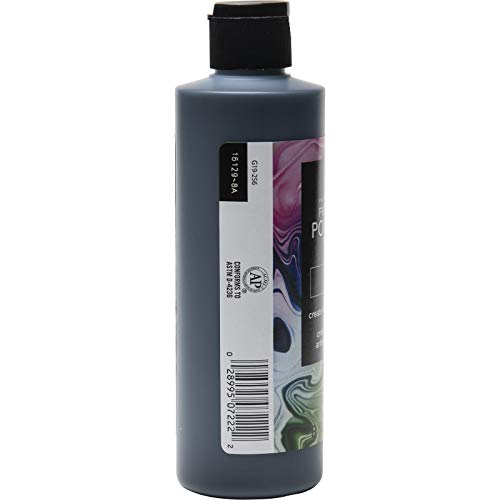 FolkArt Pre-Mixed Acrylic Pouring Paint, 8 oz, Black - color: Black