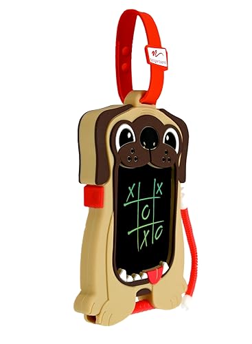 Boogie Board Sketch Pals Camper the Puppy 4” LCD Writing Tablet for Kids – Reusable Mess-Free Drawing Pad with Tethered Stylus – Clip-On Travel Doodle Board Toy – Ages 3+ - style: Puppy