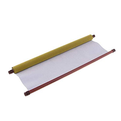 2 Rolls Reusable Large 59 x 20 inches Magic Cloth Water Writing Cloth Chinese Calligraphy Scrolls Paper Blank for Sketching and Tracing