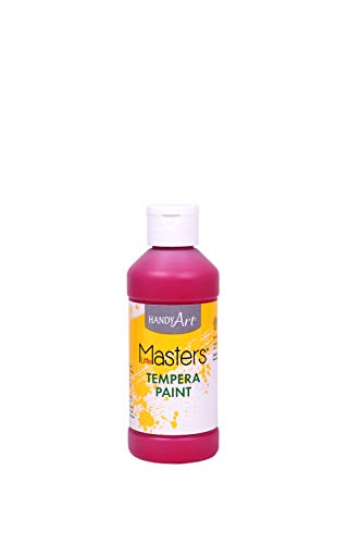 Handy Art Little Masters Tempera Paint 8 ounce, Magneta - color: Magenta, size: 8 Fl Oz (Pack of 1)
