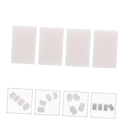 Housoutil 4Pcs Professional Rubber Carving Blocks for DIY Crafts Rubber Stamp Tools with Smooth Edges for Printmaking and Engraving Projects Each