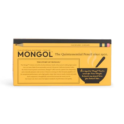Mongol Classic Incense Cedar #2 Pencil - 144-Pack - Pre-sharpened, European Graphite Core, US Grown Cedar, Smudge Free Eraser – Nontoxic PMA Certified - size: 1 Count (Pack of 144)