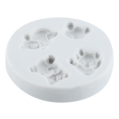 Panda Polymer Clay Mold Animal Panda Silicone Molds for DIY Crafts Epoxy Resin Casting Air Dry Polymer Clay Plaster Jewelry Making - color: Style E