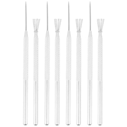 SOESFOUFU 4 Sets Ceramic Clay Needle Tools, Stainless Sculpture Needle Supplies for Clay Ceramic Pottery Sculpting Texturing Carving