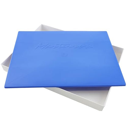 Masterson Palette Seal 12 x 16 in | Keeps Wet Paint Fresh for Weeks, Oil or Acrylic Painting Palette with Lid, Seal, Blue Lid Box, Made in USA