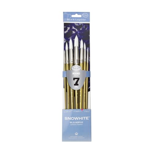 Snowhite Royal and Langnickel Brush Set, Round, 7-Piece - style: Round