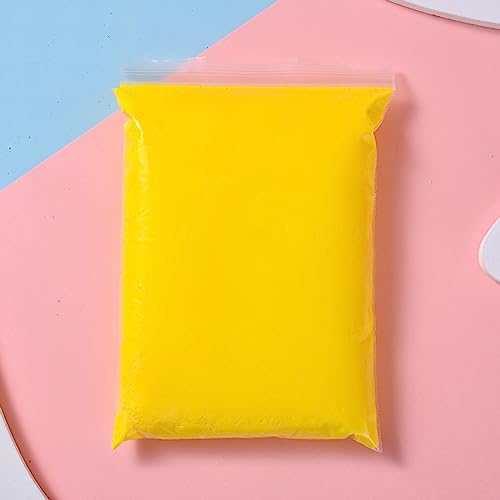 100g Foam Clay, Air Dry Clay for Adults, Colored Foam Clay, Yellow Air Dry Ultra Light Clay, Non-Toxic, Non-Sticky, Ideal Gift for Boys and Girls - color: Yellow, size: 100g