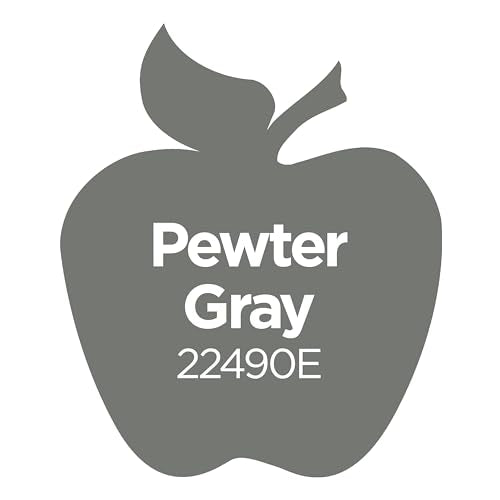 Apple Barrel ACRYLIC PAINT, 16 oz, Pewter Grey - color: Pewter Grey, size: 16 Fl Oz (Pack of 1)