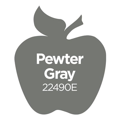 Apple Barrel ACRYLIC PAINT, 16 oz, Pewter Grey - color: Pewter Grey, size: 16 Fl Oz (Pack of 1)
