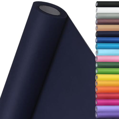SMART&CASUAL 15" x 450" (37.5') Kraft Paper Roll for Art Craft Supplies Gift Wrapping Moving Packing Painting Drawing Paint Easel Poster Chart Paper (Navy Blue, 15" W x 450" L (37.5')) - color: Navy Blue, size: 15"W x 450"L ( 37.5' )