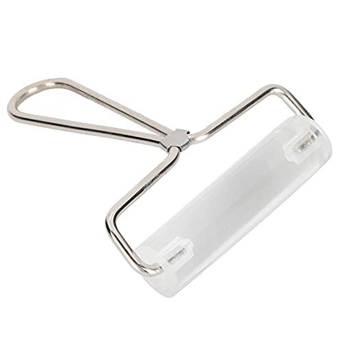 Sunicon Acrylic Roller, with Handle Transparent Polymer Clay Non stick Craft Pottery Ceramic Sculpture Hand Tool (10cm roller) - size: 10cm roller