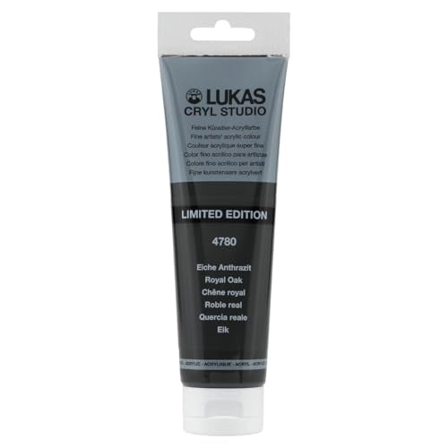 Lukas CRYL Studio Artist Acrylic Paint, Royal Oak, 125 ml Tube - High Pigment Acrylic Paints for Canvas Painting, Large Scale Works - Medium-Viscosity, Water-Mixable, Fast Drying - color: Royal Oak, size: 4.23 Fl Oz (Pack of 1)