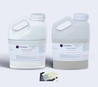 TC-5130 Fast Platinum Cure Silicone Rubber – Shore A 25 Translucent Mold Making Silicone, 1:1 Mix Fast Cure Liquid Silicone for Casting Molds, Props & Special Effects (16lbs Kit)