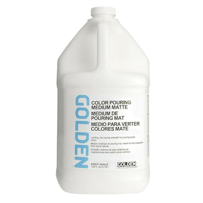 Golden Artist Colors Color Pouring Medium, Matte Finish, 128 Ounce Bottle (3502-7)