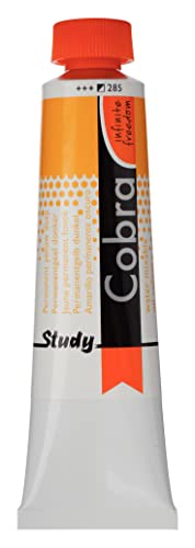 Cobra Study Water Mixable Oil Colour - Permanent Yellow Deep 40ml Tube