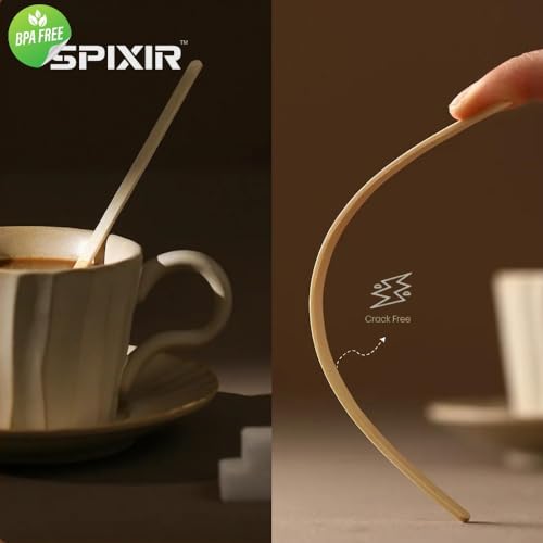 Coffee Stirrers Disposable Wooden Coffee Stir Sticks, 7-inch Large Stir Sticks, 1000 Wooden Coffee Stirrers, Round-End Wooden Stir Sticks for Coffee, Birchwood Swizzle Sticks for Coffee - style: 7 Inches - Pack of 1000