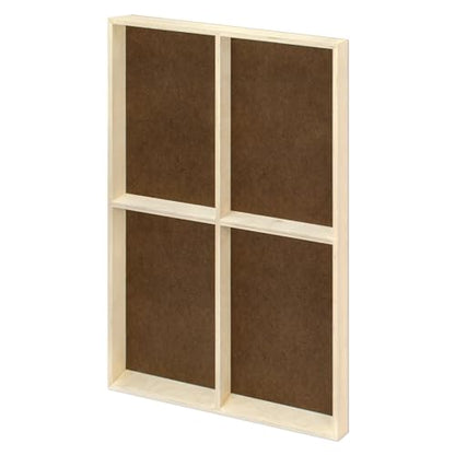 Ampersand Art Supply Hardboard Wood Painting Panel: Museum Series Hardbord, 36" x 48", 2 Inch Cradled Profile - color: 2 Inch Cradled Profile, size: 36" x 48"