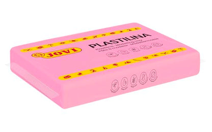 Jovi - Non-Hardening Modeling Clay, 4 Pink Bars, 0.77 lb Each, 3.3 lb Total | Professional Arts and Crafts Non-Toxic and Gluten Free plasticine - color: Pink