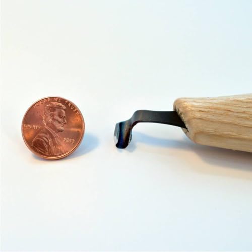 FLEXCUT Wood Carving Tools | Right-Handed Scorp | Gouge for Wood Carving | 1/8 Inch | KN21 |1095 High Carbon Steel Blade | Made in the U.S.A. - style: 1/8" Right-Handed Scorp