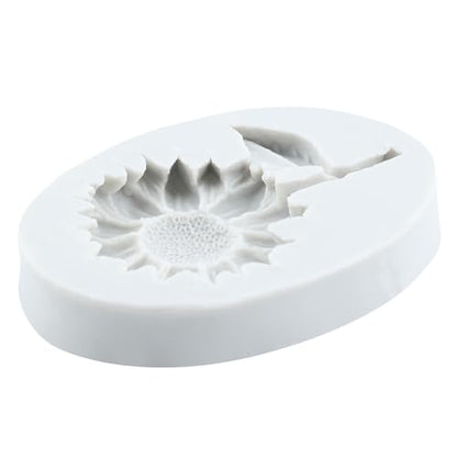 Sunflower Polymer Clay Mold Flower Silicone Molds for DIY Crafts Air Dry Plaster Polymer Clay Epoxy Resin Casting Jewelry Making - color: Style Q