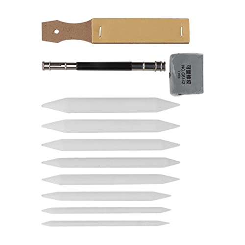 Semme 3 Sets Blending Stumps Tortillions Premium Drawing Tools for Artists Students and Charcoal Sketching