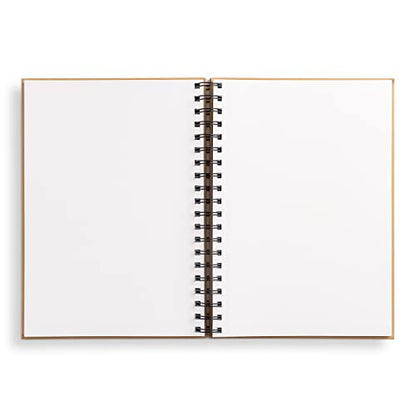 Sketchbook 7 x 10" Kraft Spiral Hardcover Mixed Media Sketchbook for Drawing: Acid-Free Quality Paper (128 pages) (Union Square & Co. Sketchbooks)