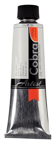 Cobra Water-Mixable Oil Color 150 ml Tube - Zinc White