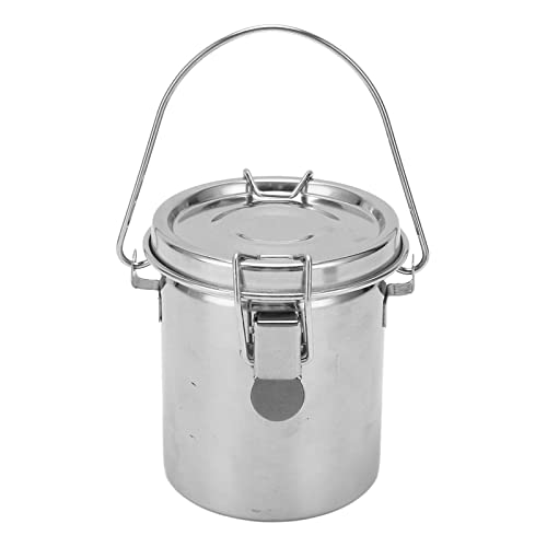 Artist Brush Cleaning Bucket with Stainless Steel Strainer, Leakproof Portable Handle for Watercolor Acrylic Oil Painting