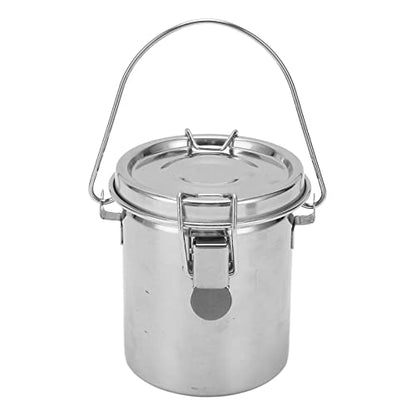 Artist Brush Cleaning Bucket with Stainless Steel Strainer, Leakproof Portable Handle for Watercolor Acrylic Oil Painting
